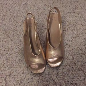 Rose gold heels size 6.5